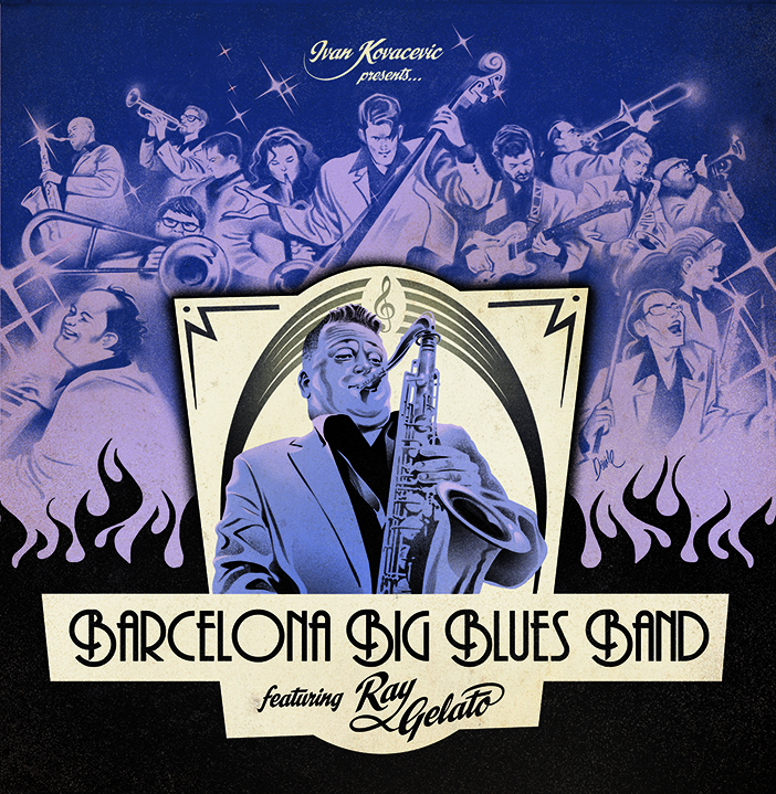 Ray Gelato & Barcelona Big Blues Band