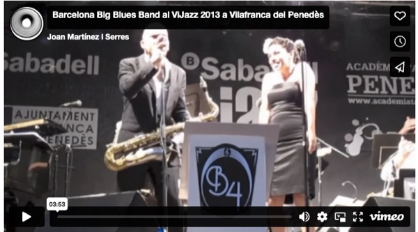 Barcelona Big Blues Band al ViJazz 2013 a Vilafranca del Penedès