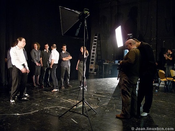 Sessió fotogràfica amb Barcelona Big Blues Band